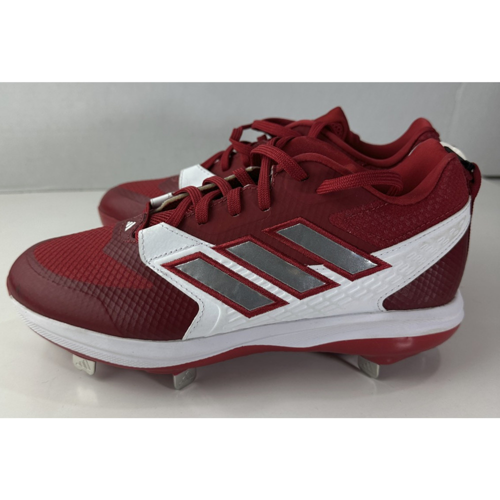 NWT Adidas Men's Size 7 ICON 8 Baseball CLEATS IG7104 Red Shoes New Without Box - Picture 5 of 12